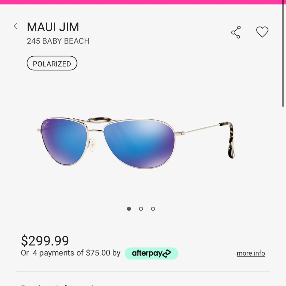 Maui Jim Unisex Polarized Sunglasses